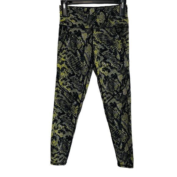 Sweaty Betty The Power Leggings XS 7/8 Length Snakeskin Python Activewear - Picture 1 of 5
